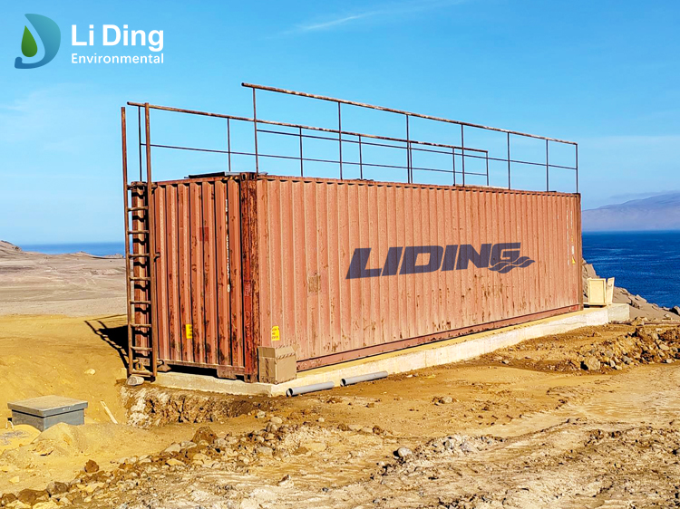 Coastal Construction Site Wastewater Treatment Solution: Liding Containerized Sewage Treatment Plant